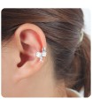 Rounded Snake Ear Cuff EC-502 